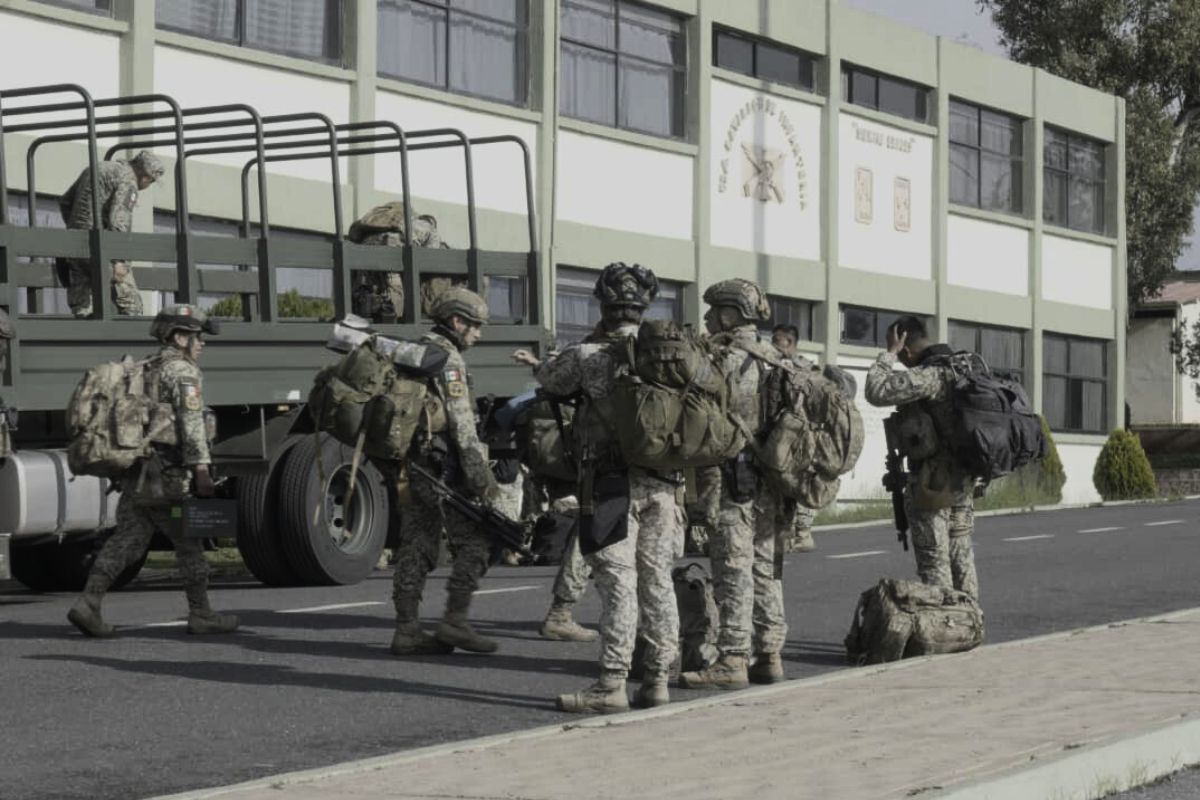 Arriban a Zacatecas 600 militares para reforzar seguridad.