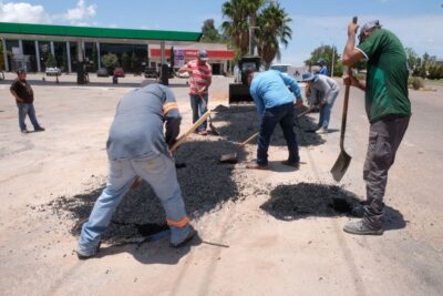 SIMAPAJ refuerza campaña de bacheo por temporada de lluvias