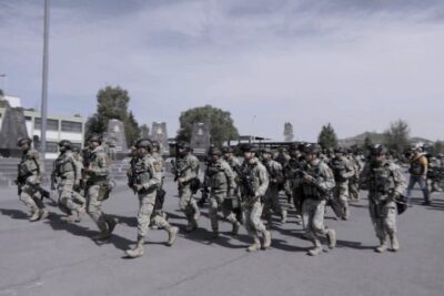 Arriban a Zacatecas 600 militares para reforzar seguridad