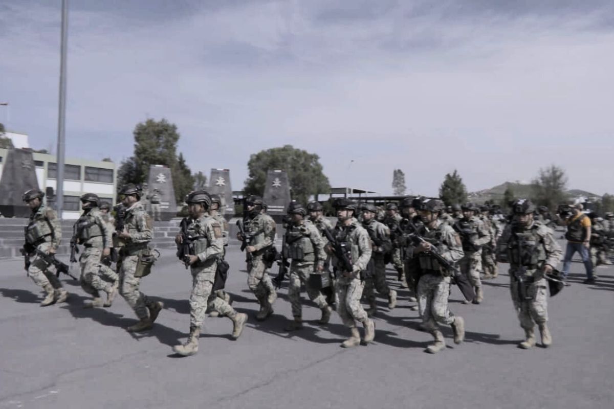 Arriban a Zacatecas 600 militares para reforzar seguridad