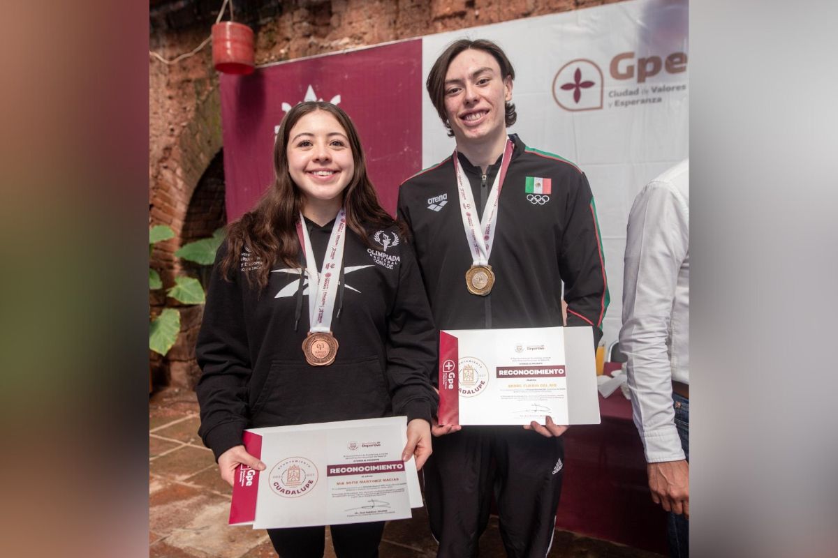 Reconoce Pepe Saldívar a los atletas guadalupenses de la Olimpiada Nacional.
