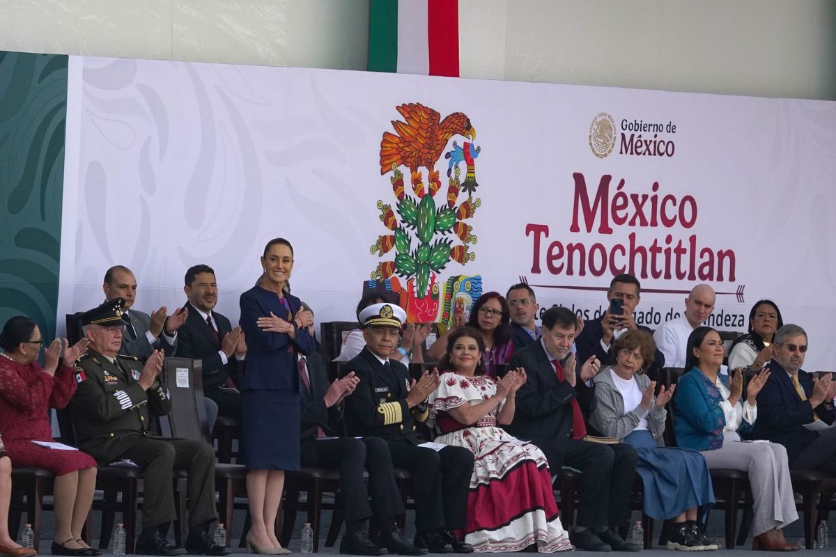 Representan los 700 años de la fundación de México-Tenochtitlán.