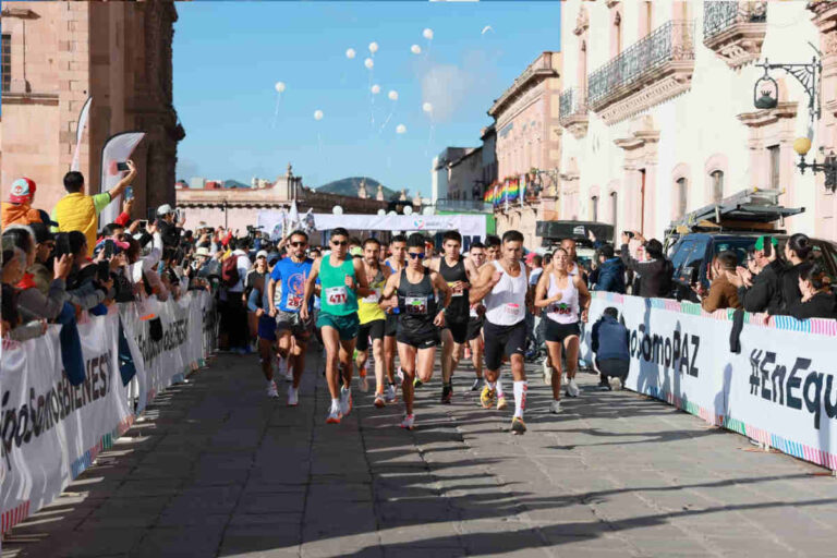 Carrera del Bienestar 2025 en Zacatecas congrega a miles de atletas