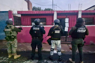Catean dos viviendas en Guadalupe; hay un detenido