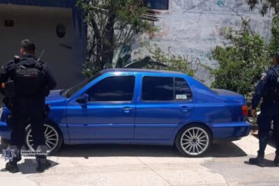 Recuperan vehículo con reporte de robo