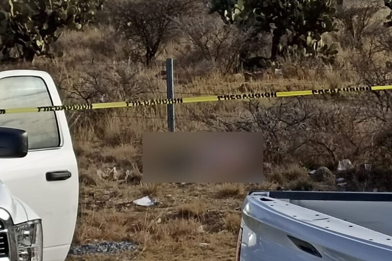 Localizan el cadáver de un bebé abandonado en la comunidad San Ignacio, Fresnillo