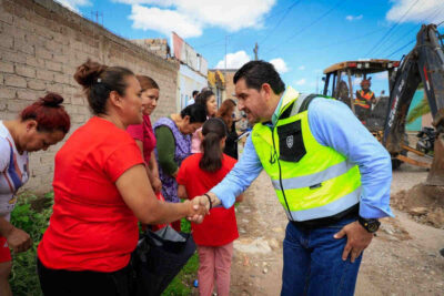Inician obras de pavimentación en Fresnillo