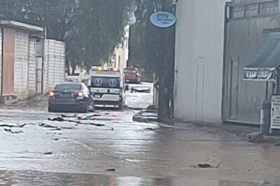 Intensa tormenta afecta a los habitantes de la cabecera municipal de Jerez