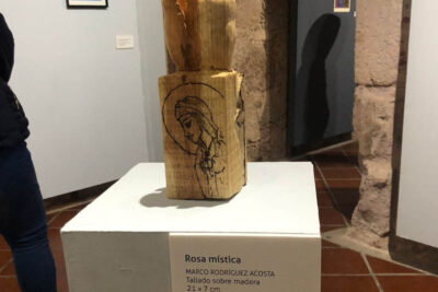 Marcos presenta su Rosa mística en la ciudadela del arte