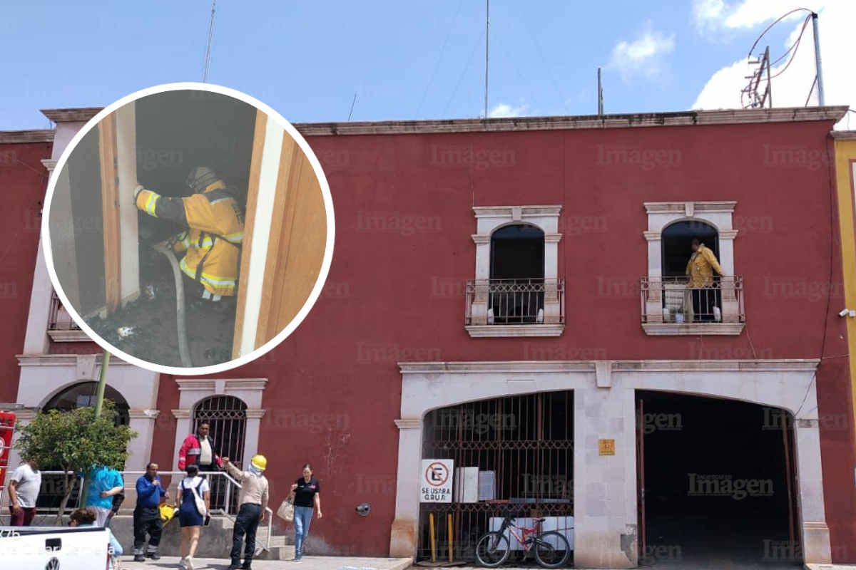 Se incendia edificio central del Siapasf por un corto circuito