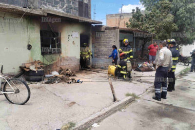 Se quema una vivienda en la colonia Emiliano Zapata de Fresnillo