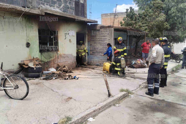 Se quema una vivienda en la colonia Emiliano Zapata de Fresnillo