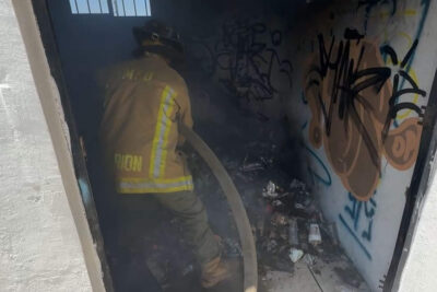 Se registra incendio en la Unidad Deportiva Norte Zacatecas