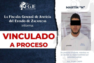 Vinculan a proceso a Martín “N” en Zacatecas; esta es la razón