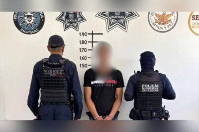Aseguran a joven con presunta droga y una arma hechiza