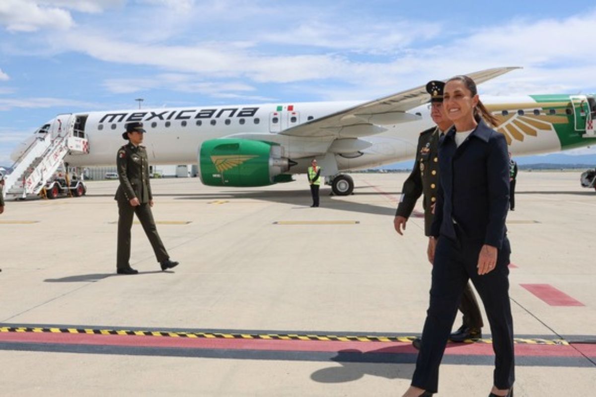 Primer vuelo del Embraer E195-E2 de Mexicana de Aviación.