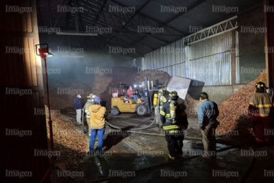 Se registra incendio dentro de una chilera en Fresnillo