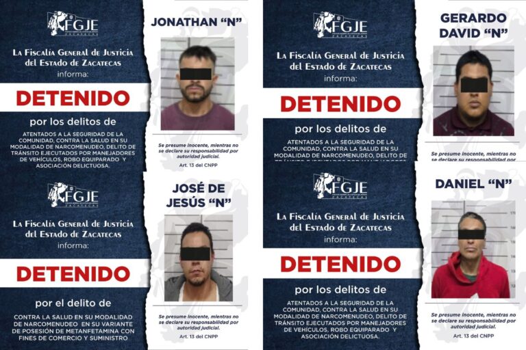 FGJEZ y La Mesa de Paz cumplimentan órdenes de aprehensión y comparecencias