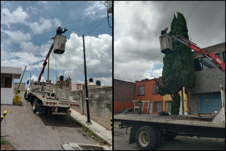 Atiende alumbrado público de Guadalupe reportes ciudadanos