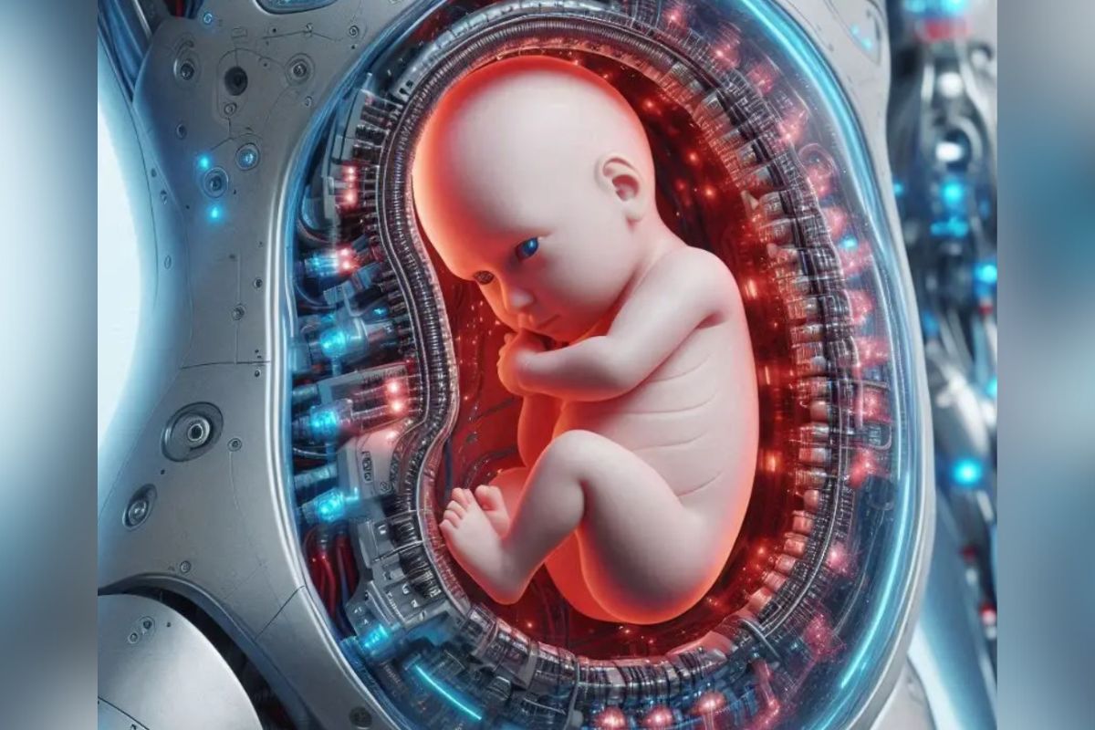 En China crean el primer ‘humanoide embarazado’ del mundo.