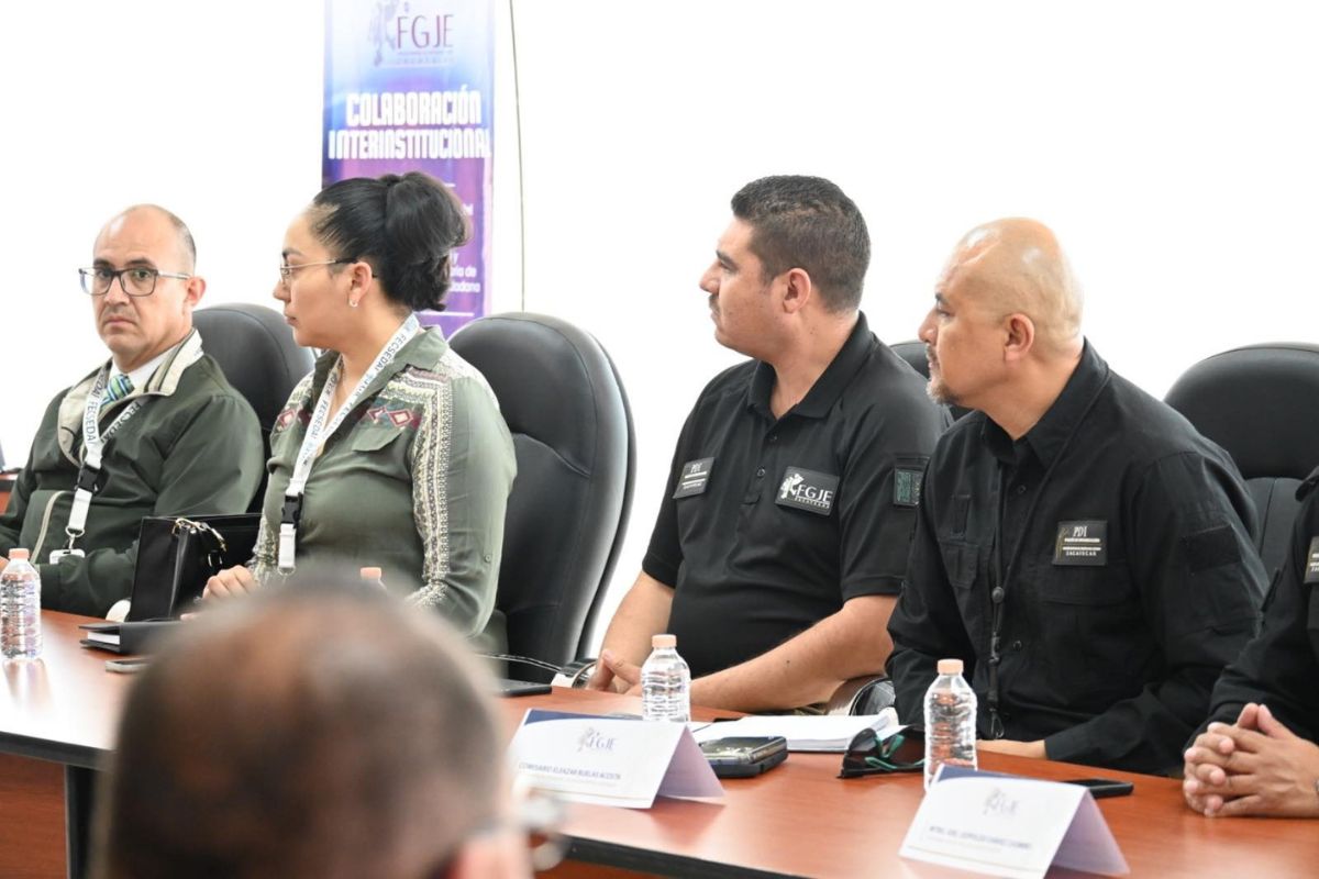 FGJEZ refuerza capacitación contra secuestro y extorsión en Zacatecas.