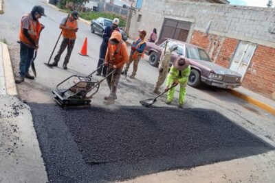 Atiende obras públicas de Guadalupe bacheo y reparaciones