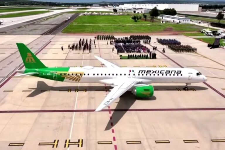 Primer vuelo del Embraer E195-E2 de Mexicana de Aviación