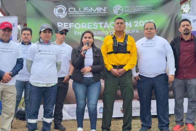 Orla Camino Rojo participa en reforestación del Cerro de la Bufa organizada por el Clúster Minero de Zacatecas