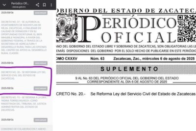 Zacatecas garantiza licencias menstruales para trabajadoras estatales