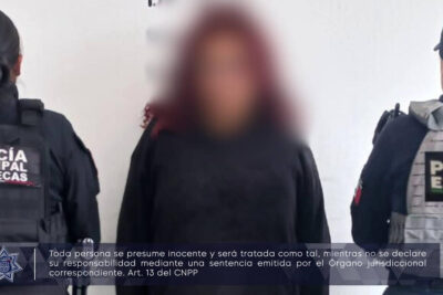 Detienen a dos mujeres de 29 y 21 años por robo a comercio en Zacatecas