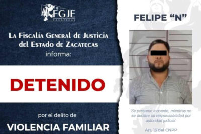 FGJEZ cumplimenta tres órdenes de aprehensión en Zacatecas