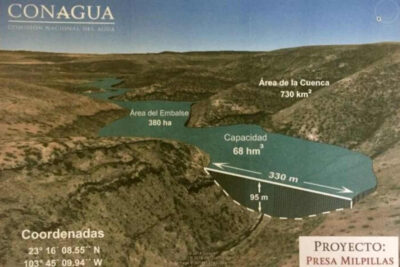 La Presa Milpillas garantiza agua para 50 años: JIAPAZ