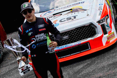 Mateo Girón consigue un podio más, ahora en el Super Óvalo Potosino