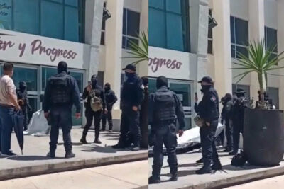 Policías estatales desalojan bloqueos de maestros en Zacatecas