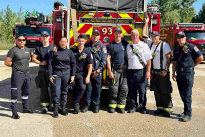 Protección Civil Guadalupe recibe capacitación por parte de bomberos en Woodstock Illinois