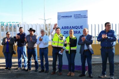 Arranca Fresnillo rehabilitación integral de la calle Durango