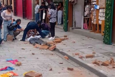 Tras el sismo en Oaxaca hay un menor lesionado