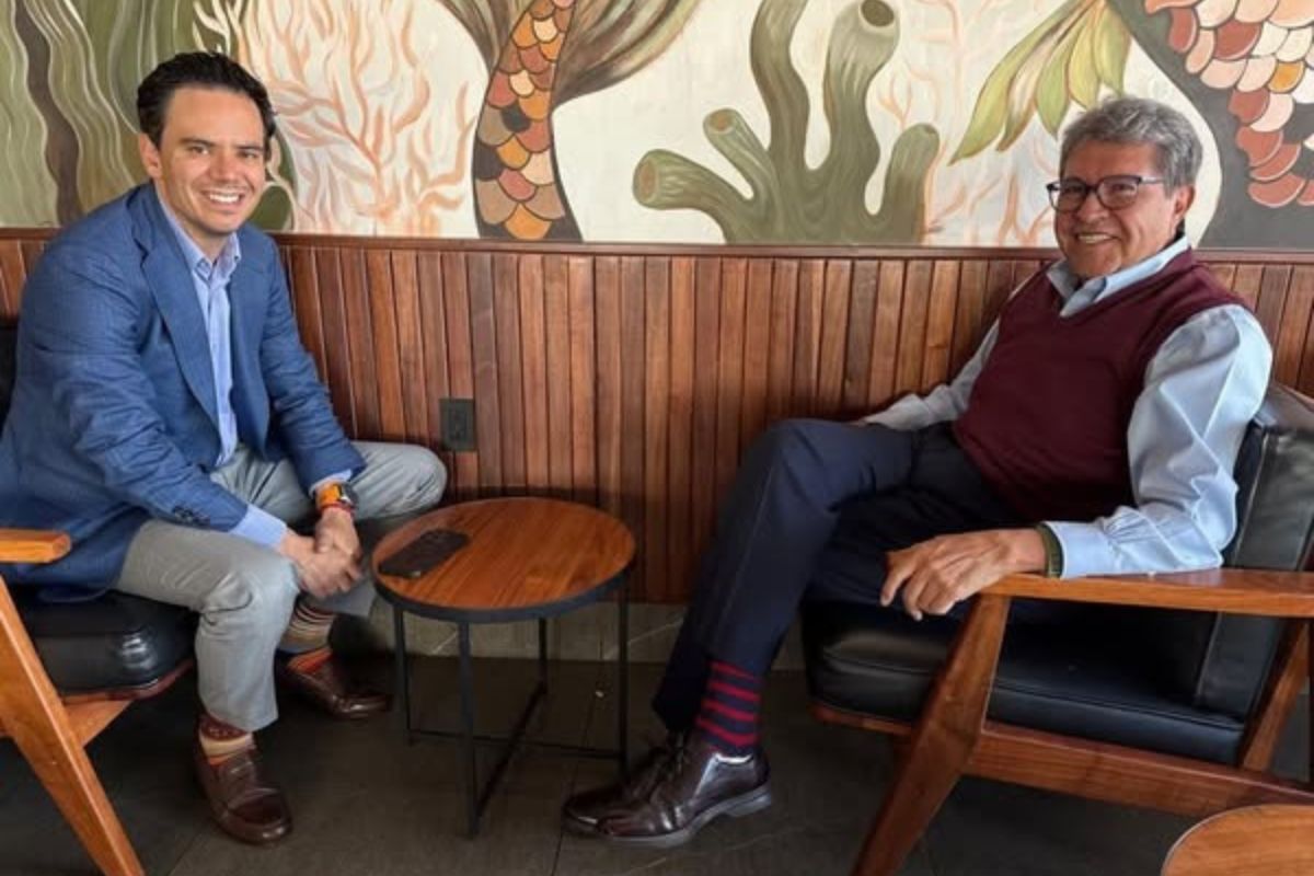 El senador también se reunió con Rodrigo Reyes Mugüerza.