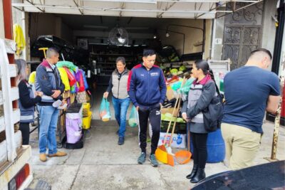 Se mantiene atención a comerciantes de la Avenida García Salinas