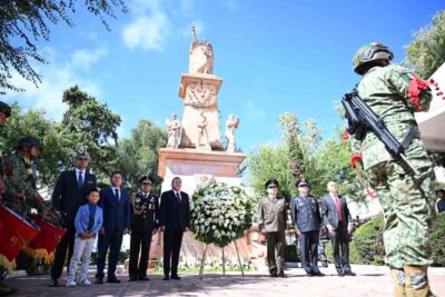 Conmemoran la Gesta Heroica de Chapultepec en Zacatecas