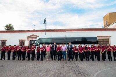 Entregan autobús oficial a la Banda Sinfónica de Guadalupe