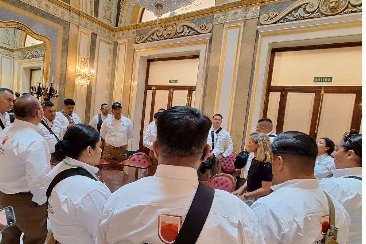 Inician policías zacatecanos capacitación en España.