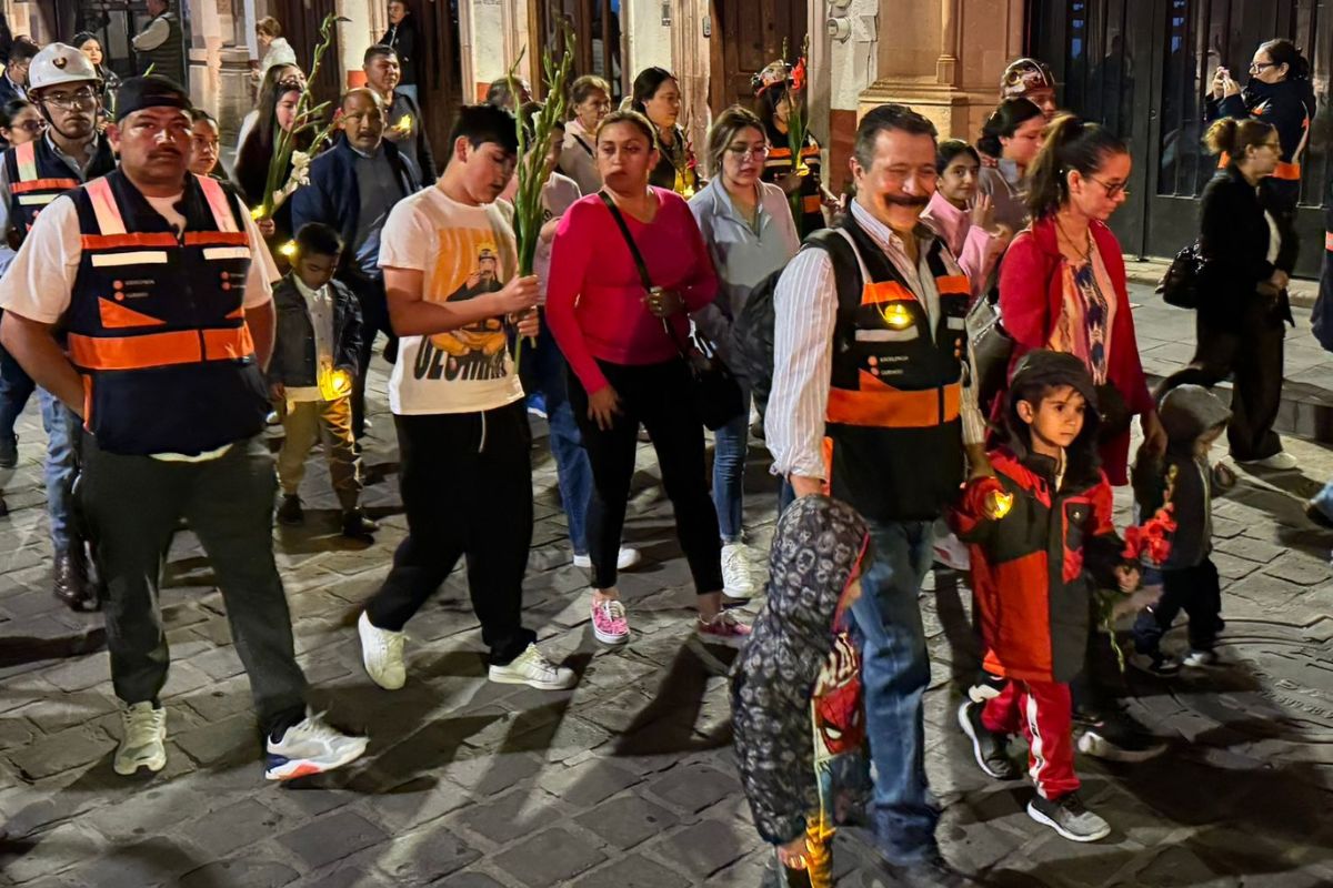 Capstone Copper Cozamín encabezó la peregrinación conmemorativa del novenario de la Virgen del Patrocinio.