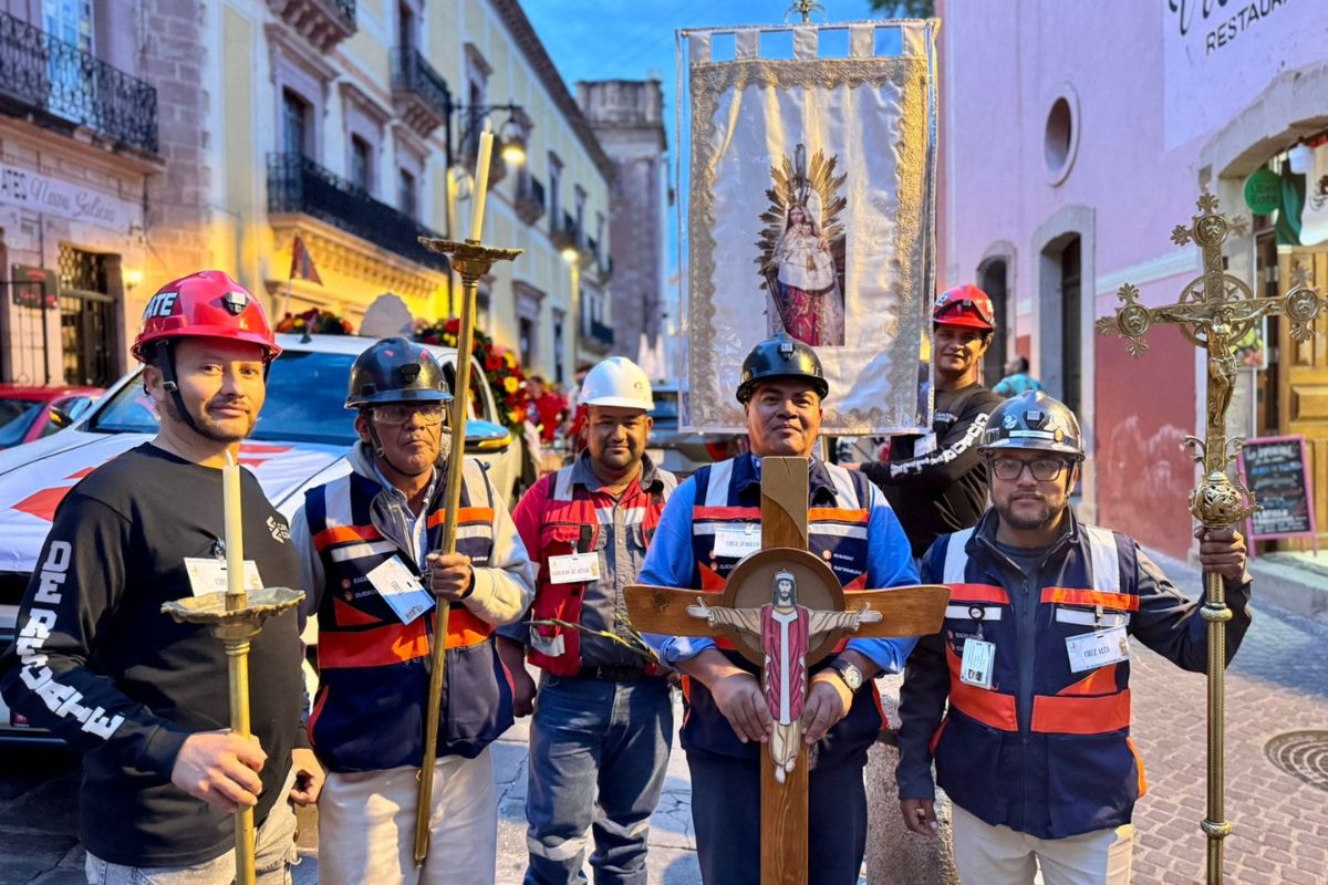 Capstone Copper Cozamín encabezó la peregrinación conmemorativa del novenario de la Virgen del Patrocinio.