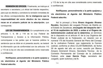 Juzgado federal niega amparo contra Feria Nacional Zacatecas