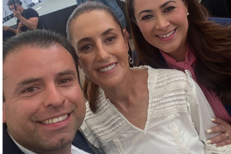 Alcalde Miguel Varela Pinedo se reúne con Claudia Sheinbaum