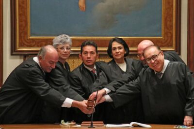 Rinden ceremonia de despedida a magistradas, magistrados, juezas y jueces del poder judicial del estado