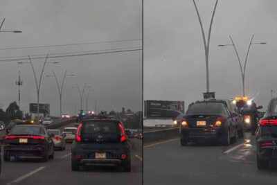 Choque múltiple en el puente de Calz. Revolución Mexicana provoca tráfico este lunes