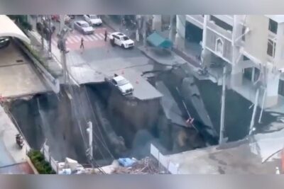 VIDEO: Se forma enorme socavón en Tailandia