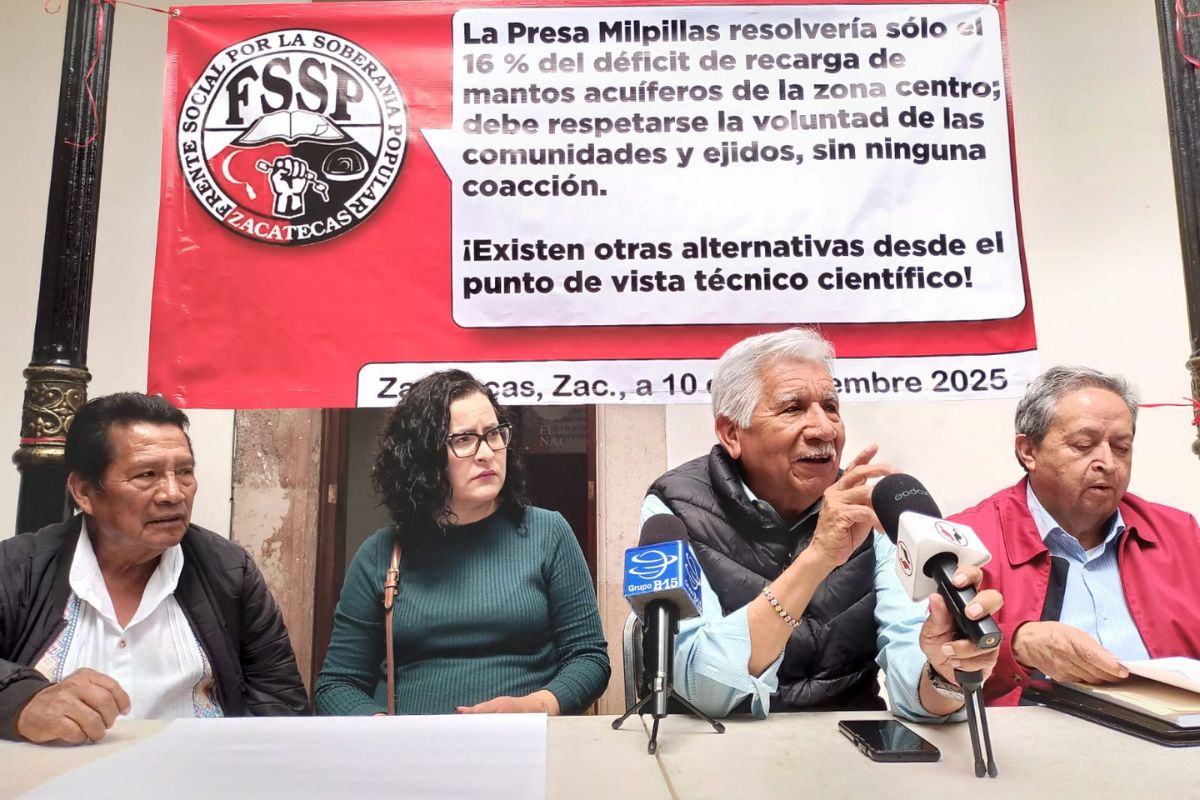 Ejidatarios deben decidir construcción de Milpillas: FSSP